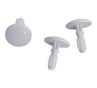 Lot de 3 boutons blancs Four cuisinière (74X2994 BRANDT SAUTER FAGOR VEDETTE)