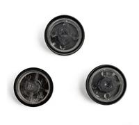 Lot de 3 boutons de contrôle de climatisation de rechange en alliage d'aluminium pour Mazda 2 M2 Demio 2007 troisième génération