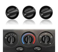 Lot de 3 boutons de contrôle du ventilateur de chauffage AC compatibles avec Toyota Tundra 2000 2001 2002 2003 2004 2005 2006 Toyota Tundra 55905-0C010