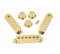 Lot de 3 boutons de volume pour guitare électrique 2T 1V 6 trous 48 50 52 mm Doré