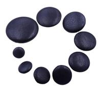 Lot de 3 boutons en cuir cousus à la main pour manteaux, sacs à main, vêtements, canapés, loisirs créatifs (3 pièces, 12 mm)