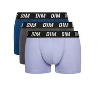 DIM Boxer Homme à Thermorégulation Active DIM Sport x3, Bleu/Mauve, L