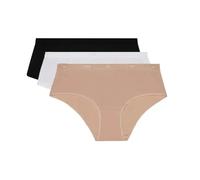 Lot de 3 Boxer femme DIM Coton Stretch Pockets Eco Blanc 44/46