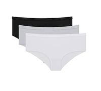 Dim Boxer Femme Les Pockets Ecodim Coton Finitions Extra-plates x3 Noir/Blanc/Gris 44-46