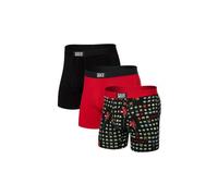 Lot de 3 boxer saxx ultra super soft rouge noir