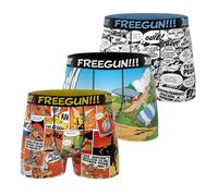 Lot De 3 Boxers Asterix Vert/bleu/blanc/jaune 10/12A