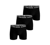 Lot de 3 boxers Björn Borg en coton stretch, noirs