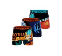 Lot de 3 boxers dragon ball super bleu/violet/orange/jaune 12/14A
