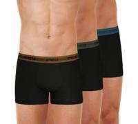 Lot de 3 boxers Easy Recyclé Athena noir en coton XXXL