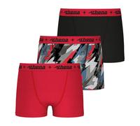 Lot de 3 boxers ecopack trio pop noir-rouge-blanc 12A