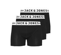 Jack & Jones Sous-vêtements Junior Sense Trunks Noos Jr - Pack de 3 Noir/Blanc Taille 176