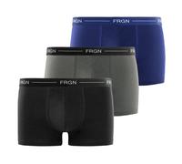 Boxer Enfant Coton, Calecon Garçon, Uni, Hypoallergénique et Confortable (Lot de 3), Noir Taille 10 ans/12 Ans