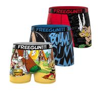 Lot De 3 Boxers Garçon Asterix Jaune/rouge/noir/bleu 14/16A