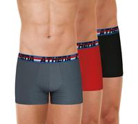 Athena Homme Full Stretch Lh52 sous-vêtement, Ardoise/Rouge/Noir, XL EU