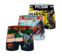Lot De 3 Boxers Junior Jurassic Orange/vert/noir/turquoise 14/16A