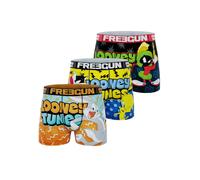 FREEGUN Boxer Enfant Looney Tunes, Caleçon Garçon Bugs Bunny, Titi et Grosminet (Lot de 3) 8 ans/10 Ans