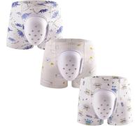 Lot de 3 boxers respirants post-circoncision pour enfants, sous-vêtement de protection circoncision, pantalon de récupération chirurgicale, caleçons de convalescence pour un usage quotidien (D