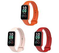 Lot de 3 bracelets compatibles avec Amazfit Band 7 - Bracelet de rechange étanche en silicone - Pour tracker d'activité Amazfit Band 7