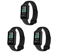 Lot de 3 bracelets compatibles avec Amazfit Band 7 - Bracelet de rechange étanche en silicone - Pour tracker d'activité Amazfit Band 7