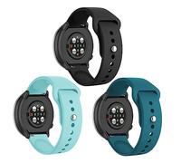 Lot de 3 bracelets compatibles avec Polar Unite/Pacer - En silicone - Doux et respirant - Réglables - Pour homme et femme - Pour Polar Unite/Pacer (8)