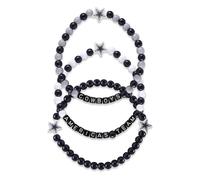 Lot de 3 bracelets d'amiti en perles FOCO Dallas Cowboys NFL