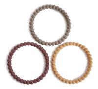 Lot de 3 bracelets de dentition Pearl Berry-Marigold-Khaki