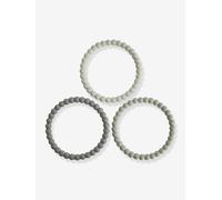 Lot de 3 bracelets de dentition perles - vert TU