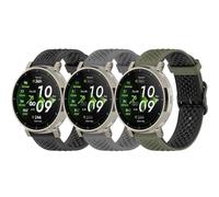 Lot de 3 bracelets de montre en silicone souple compatible avec Coros PACE 4/PACE 3/PACE Pro/APEX Pro/APEX 46 mm, 22 mm, bracelet de rechange sport à dégagement rapide pour Amazfit Bip 6/Bip 5/Active