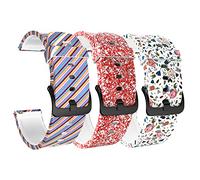 Lot de 3 bracelets de rechange compatibles avec Amazfit Bip 3 Pro/GTS 4 Mini/Garmin Venu 2 Plus, bracelet en silicone souple pour Amazfit Bip 3 Pro/Bip 3/GTS 4/GTS 3/GTS 2 Mini/GTS (3D)