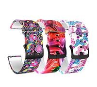 Lot de 3 bracelets de rechange compatibles avec Amazfit Bip S/Garmin Venu Sq, Amazfit Bip U/Bip S/Bip Lite/Bip/GTS 2/GTS 2 Mini/GTS (3C)