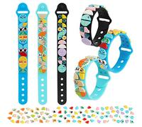 Lot de 3 bracelets DOTS à faire soi-même pour garçons et filles, kit de jouets de construction à pois, kit pour créer des bracelets créatifs, ensemble de bijoux avec perles pour enfants, 24*16*1cm,