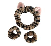 Lot de 3 bracelets en peluche pour se laver le visage - Bandeaux de poignet en peluche - Serviette de lavage en tissu éponge