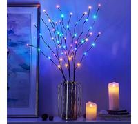 Lot de 3 branches lumineuses pour extérieur et intérieur - 60 LED - Étanches