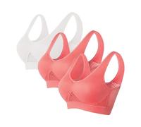 Lot de 3 Brassiere Sport Femme Soutiens-Gorge de sans Couture Sport Yoga Brassiere Soutien Gorge Sexy sous Vetements Feminins Soutien Gorge Push Up Vente Flash du Jour Et Soldes Multicolore M 2025