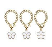 Lot de 3 breloques en forme de bouteille d'eau - Chaîne décorative - Porte-clés - Pendentifs décoratifs