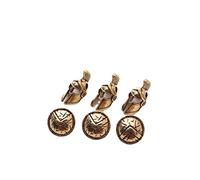 Lot de 3 breloques vintage en alliage de zinc pour bracelet, collier, porte-clés, fabrication de bijoux en plein air, accessoires tissés, Laiton