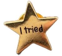 Lot de 3 broches en émail « I Tried Stars » - Broche créative en émail pop - Broche fantaisie - Broche et épinglette