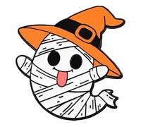Lot de 3 broches festives en alliage en forme de citrouille - Accessoires de décoration de fête d'Halloween, taille unique, Comme décrit