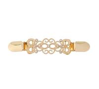 Lot de 3 broches rétro en alliage for pull, motif tourbillon, strass, anti-éclairage, for cardigan, écharpe soie, col boutonné Pour Châles, Pulls, Cardigans(Gold)