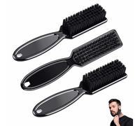 Lot de 3 Brosse de Nettoyage de Lame de Barbier Brosse de Nettoyage Coiffure Outil de Tondeuse à Cheveux pour Lames de Tondeuse à Cheveux (Noir)