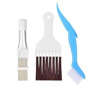 Lot De 3 Brosse Nettoyage,Kit Nettoyage Climatisation,Nettoyage De Climatiseur,Kit Nettoyage Climatisation Split,Rectificateur Ailette Radiateur,pour Nettoyer Le Radiateur, Évaporateur