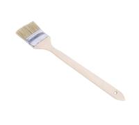 Lot de 3 Brosses 35mm pour Radiateurs Brosse de Façade à Long Manche Inclinée Pinceau pour Endroits Difficilement Accessibles, Adaptée aux Radiateurs Fenêtres Escaliers Clôtures