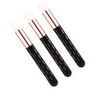 Lot de 3 brosses à cils portables - Mousse ergonomique et séchage rapide pour outils cosmétiques délicats - Brosse hygiénique avec design ergonomique