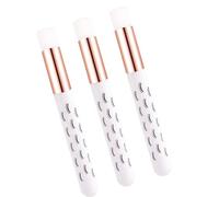 Lot de 3 brosses à cils portables - Mousse ergonomique et séchage rapide pour outils cosmétiques délicats - Brosse hygiénique avec design ergonomique