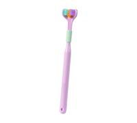 Lot de 3 brosses à dents à trois côtés, brosse à dents 3 côtés pour autisme, brosse à dents sensorielle A-utism pour, brosse à dents triple angle, brosse à dents à 3 côtés A-utismi-ng brosse à