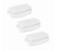 Lot de 3 brosses à double face blanches dans l'ensemble Brosses à ongles/brosse à main pour salle de bain, toilette, lavabo, atelier par PARSA