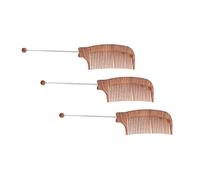 Lot de 3 brosses à paillettes pour nourrissons, en caoutchouc doux, sans substance, plan dense pour ranger les sacs à langer, brosse à cheveux pour bébé avec pointe ronde