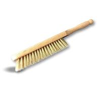Lot de 3 brosses balayettes boulangères 14/6 Type hollandaise | Bambou | Soie Blanche Sortie 40 mm | Four Boulanger pâtissier Alimentaire Pain Pizza | Kibros 212909x3