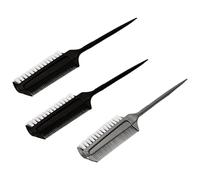 Lot de 3 brosses de lissage pour queue de cheval - Pour salle de bal, danse, compétition
