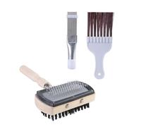 Lot de 3 brosses de nettoyage pour climatiseurs CVC avec poils doux pour un nettoyage sûr et efficace du nettoyeur de bobine de réfrigérateur